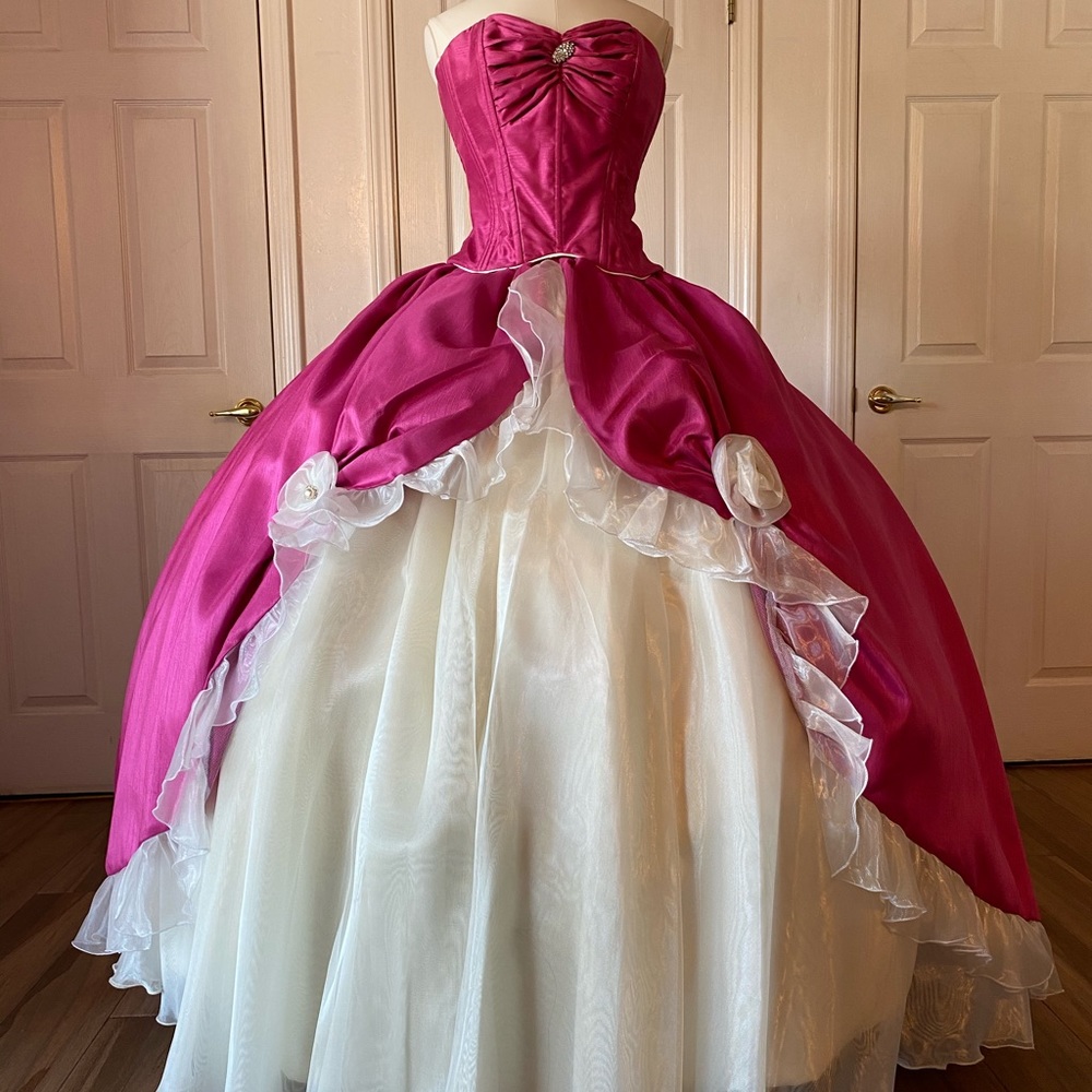 Fuchsia Quinceañera Dress